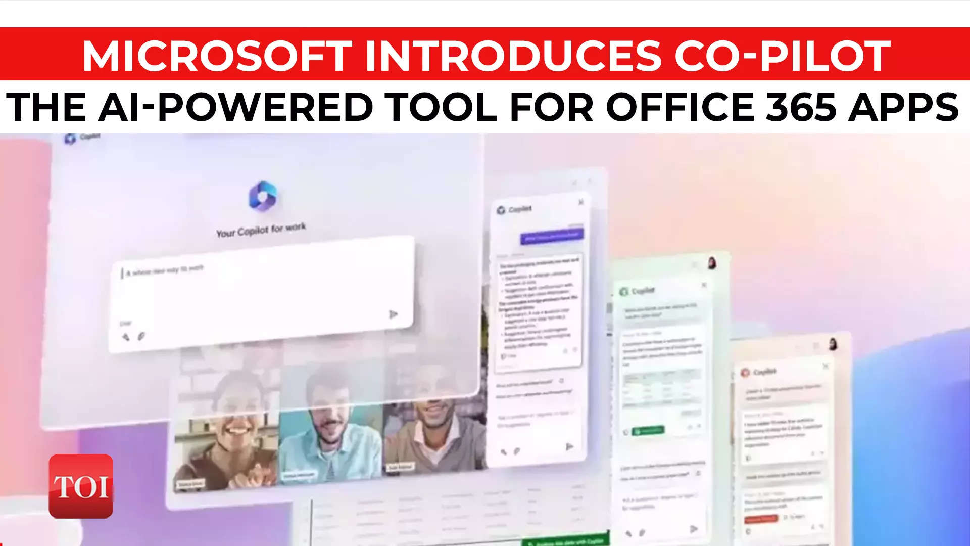 Microsoft brings an AI-powered co-pilot to its Office 365 | Tech - Times of  India Videos