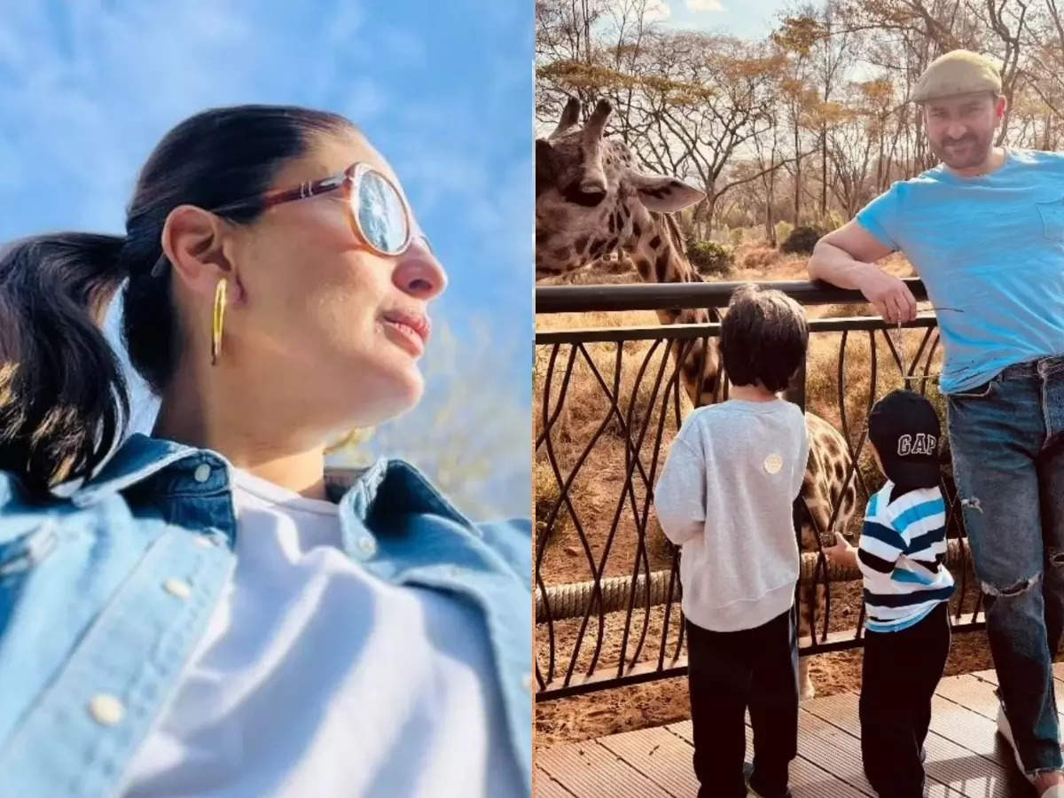 Kareena Kapoor Khan, Saif Ali Khan wrap up their holiday with Jeh and Taimur, with a stunning picture, but THIS is what netizens point out - Pic inside