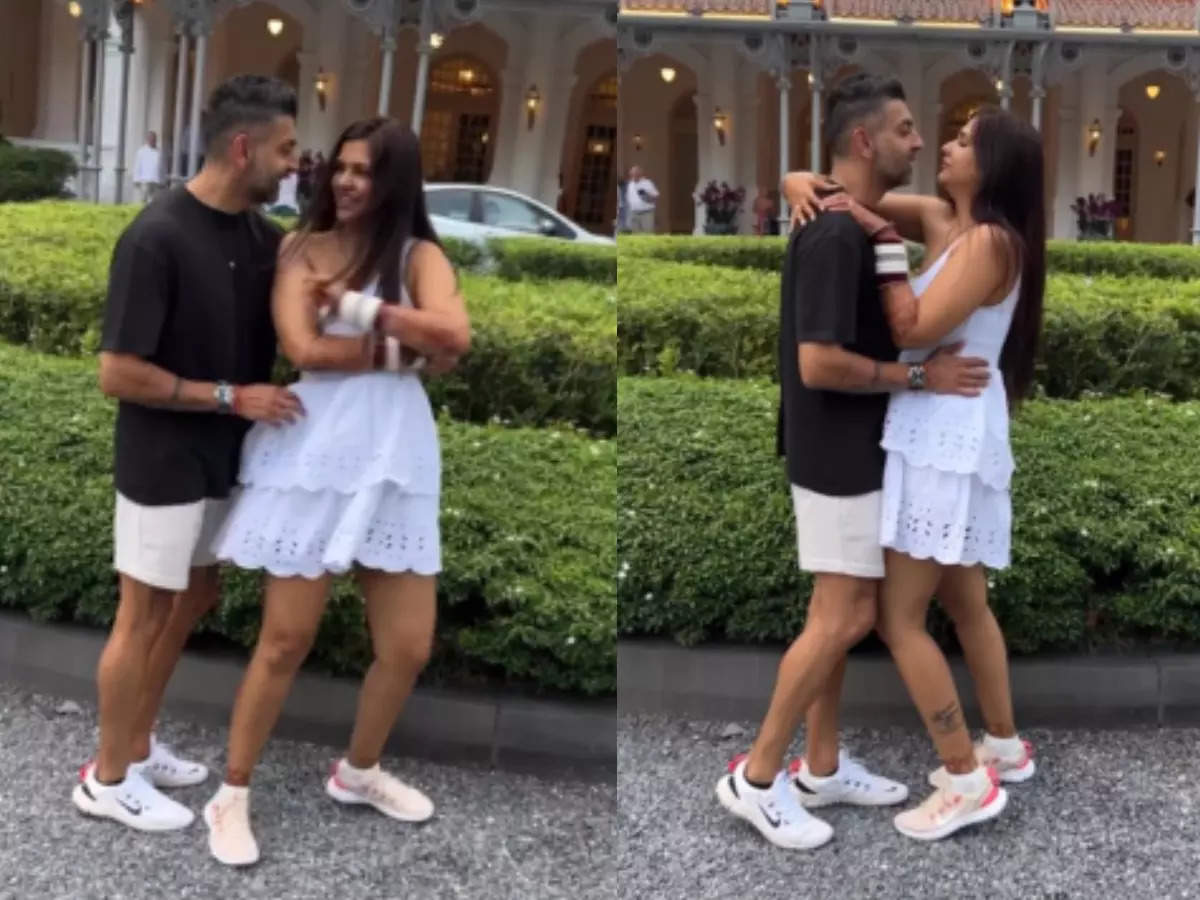 Newly married Dalljiet Kaur dances with husband Nikhil Patel on their honeymoon in Singapore; watch