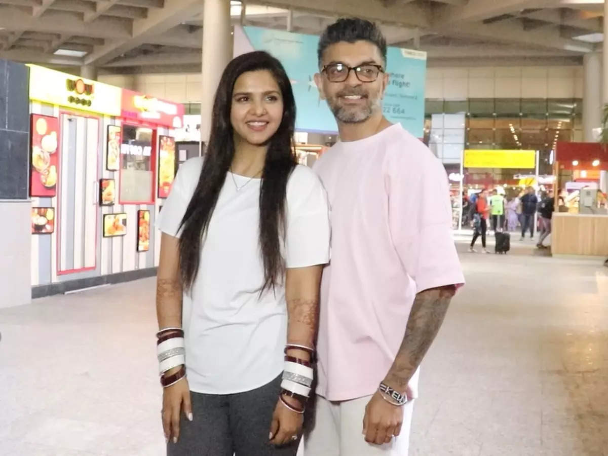 Dalljiet Kaur and husband Nikhil Patel return to Mumbai from their honeymoon; actress to leave with son Jaydon for Kenya tomorrow to welcome a new life
