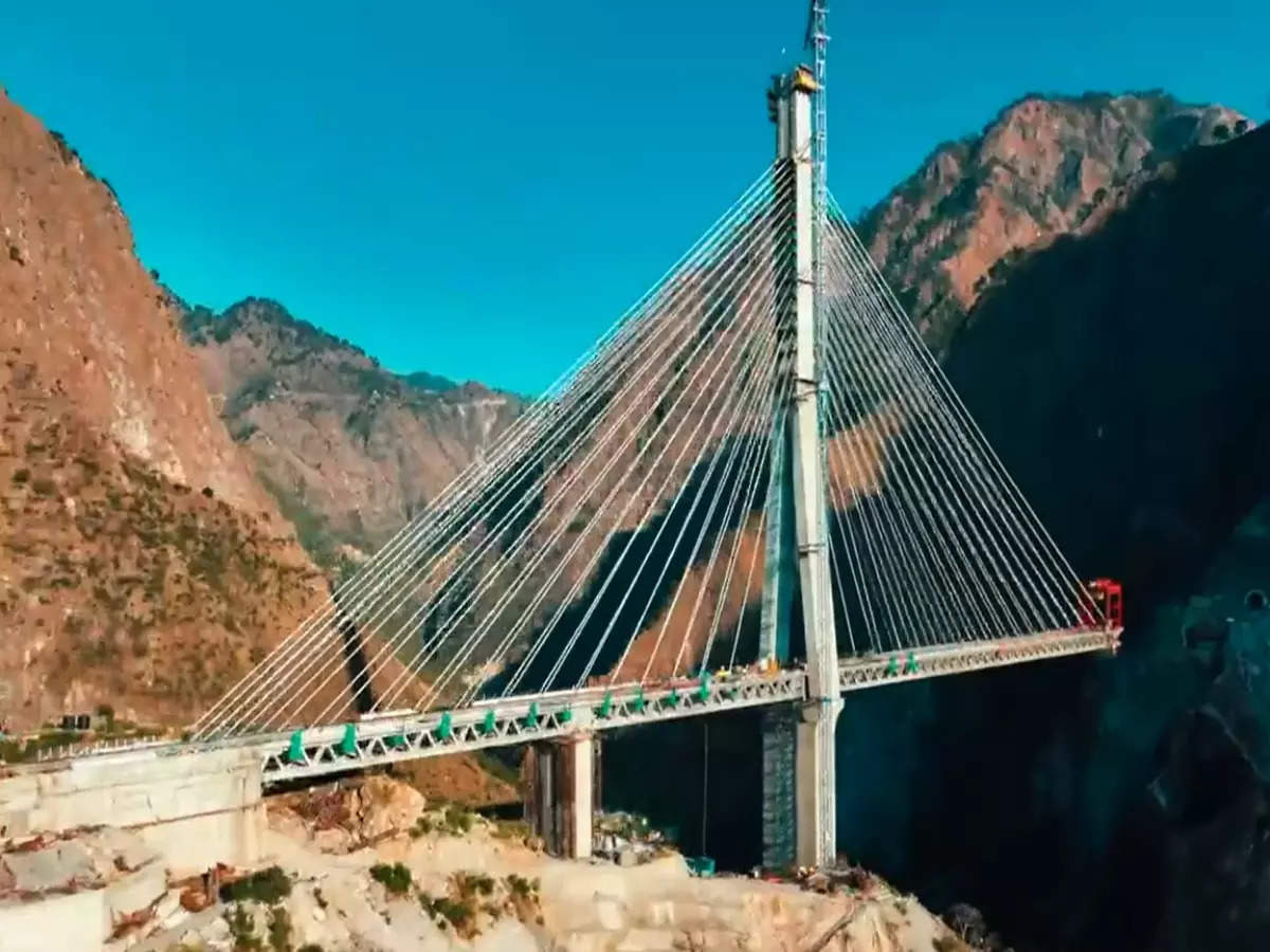 Coming soon – India’s first cable-stayed Anji Khad Bridge joining the UTs Jammu and Kashmir