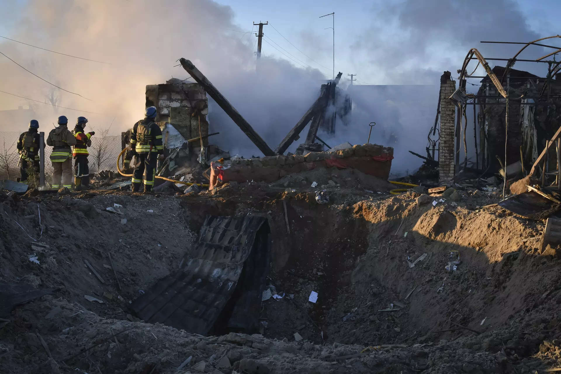Russia sends bombs as Ukraine marks grim Bucha anniversary
