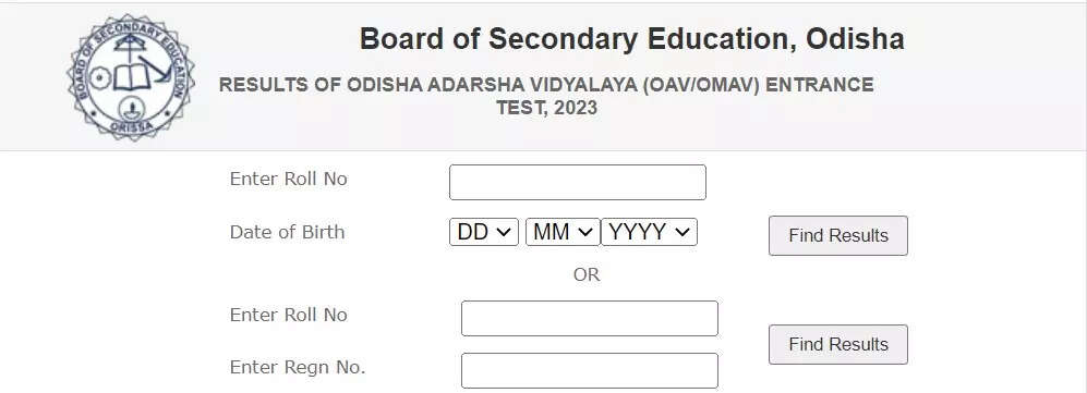 Odisha OAVS Result 2023: Odisha OAVS Result 2023 declared on oav.edu.in, entrance exam result link here – Times of India