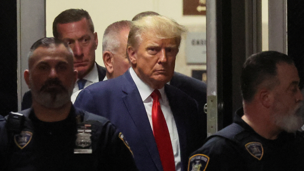 Trump pleads not guilty to 34 felony counts of falsifying business records