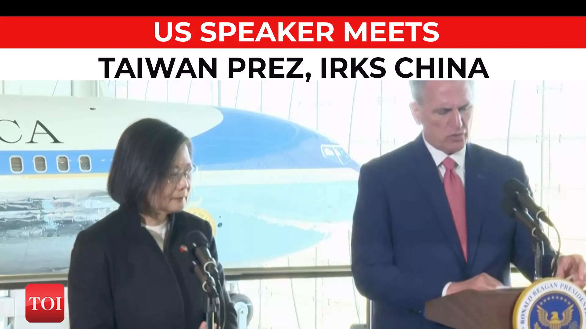 Speaker McCarthy meets Taiwanese President in California as China objects