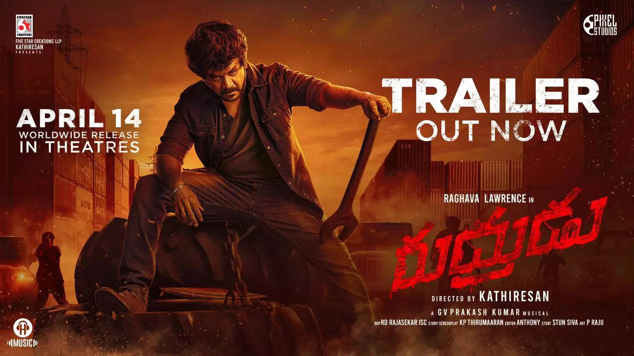 Raghava Lawrence and Kathiresan,s 'Rudhrudu' Theatrical Trailer ...