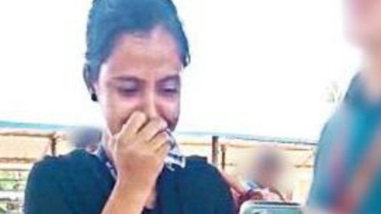 Girl loses dad, writes exam after 630 km travel in 12 hours in Shivamogga | Mysuru News – Times of India