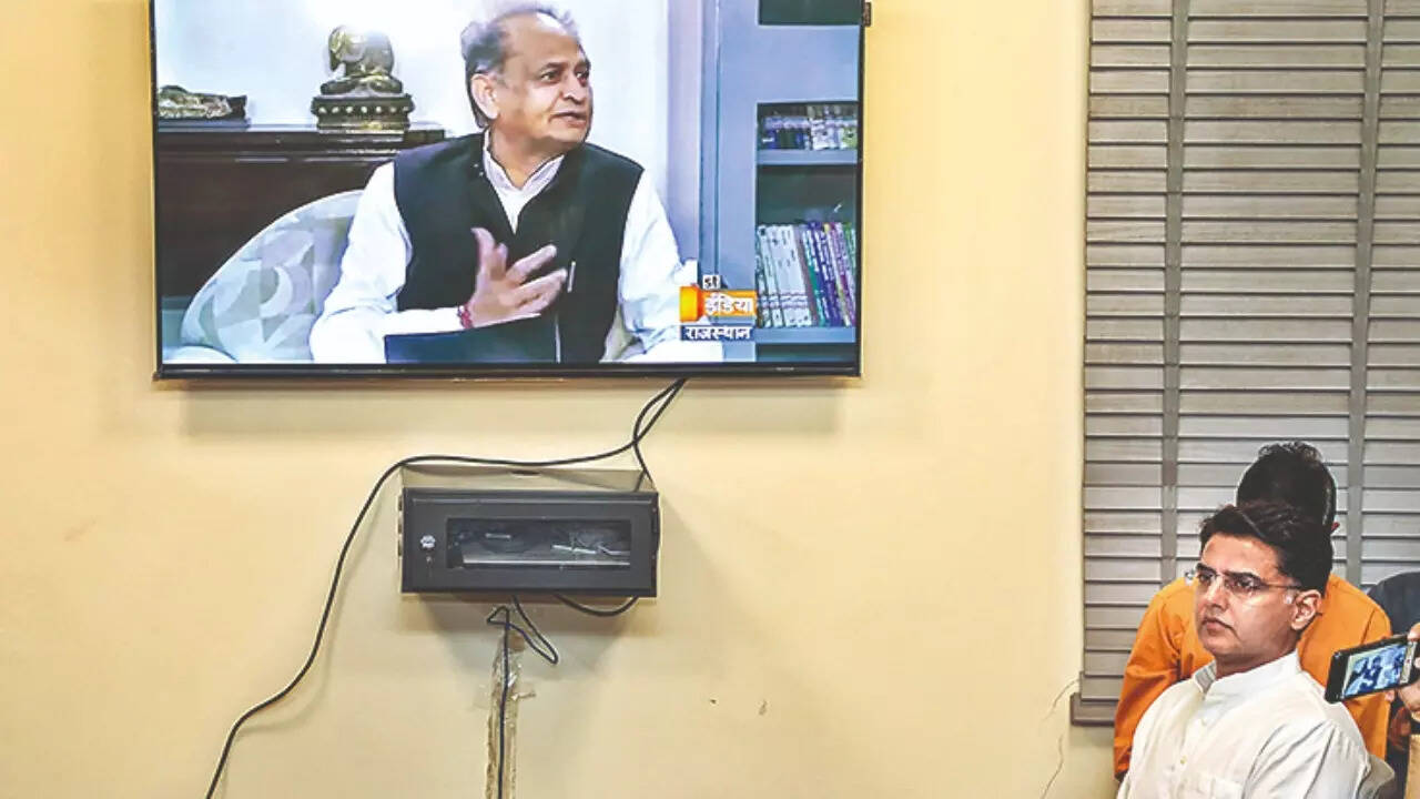 Congress brass steers clear of Sachin Pilot&rsquo;s outburst, heaps praise on Ashok Gehlot