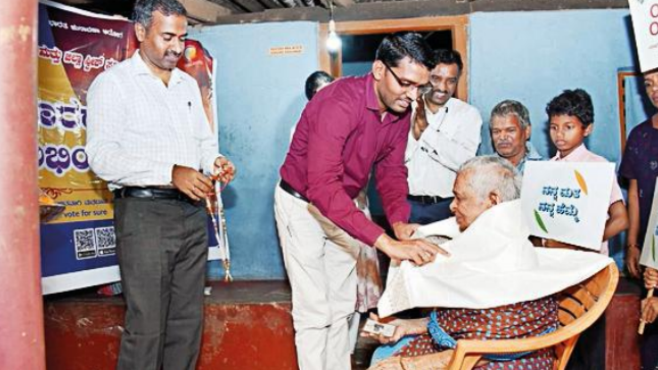 54 centenarians get invite to vote in Udupi district | Mysuru News – Times of India