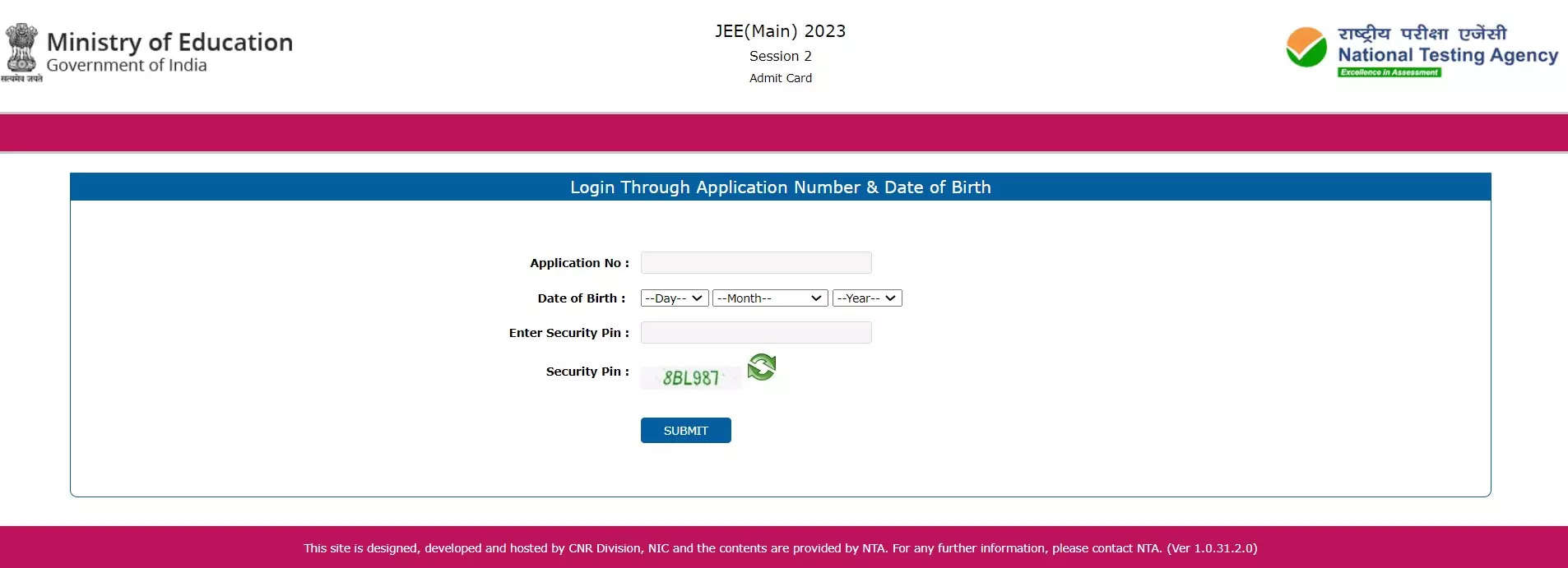 JEE Main Admit Card 2023: JEE Main Admit Card 2023 for April 15 exam released on jeemain.nta.nic.in, download here – Times of India