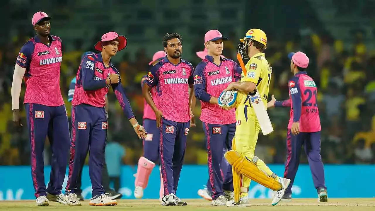 CSK vs RR IPL 2023: MS Dhoni heroics in vain as Rajasthan Royals beat Chennai  Super Kings by 3 runs | Cricket News - Times of India