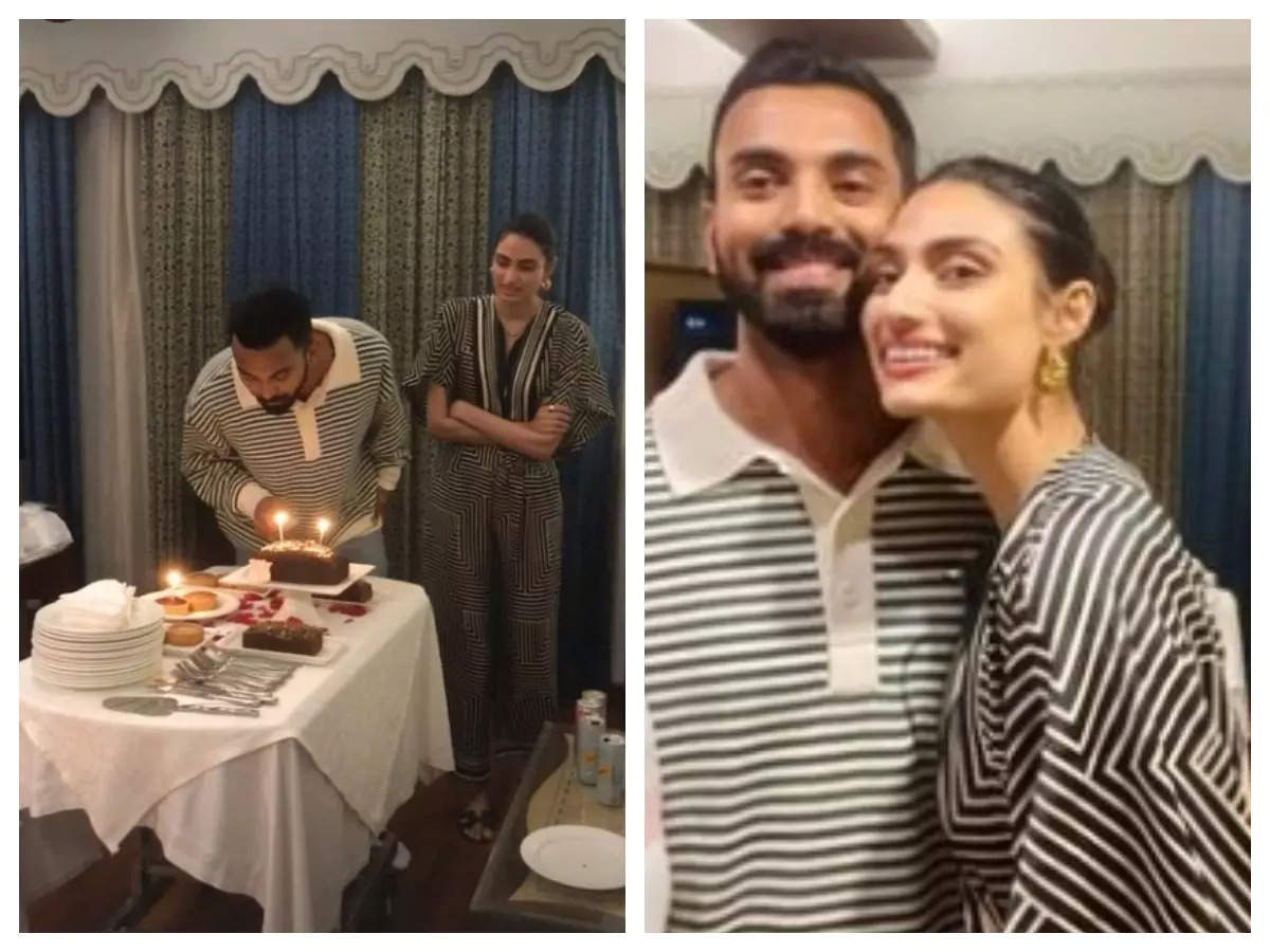 KL Rahul’s midnight b'day bash with Athiya