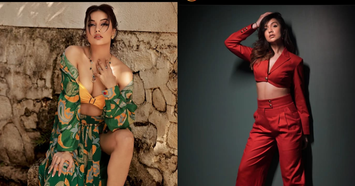 Divya Agarwal's glitz and glamorous looks Times of India