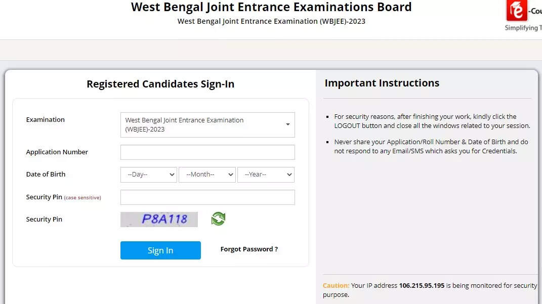 WBJEE Admit Card 2023 released on wbjeeb.nic.in, direct link to download – Times of India