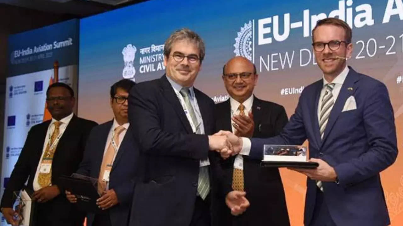 India-EU deepen aviation ties as AAI & DGCA sign pacts with European agencies