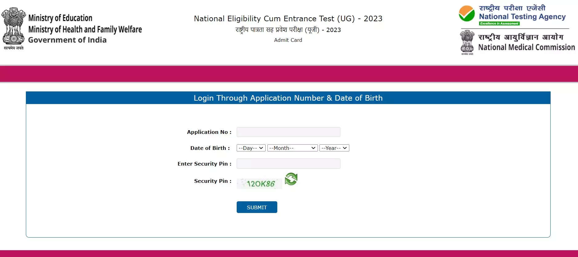 NEET UG 2023 Admit Card: NEET UG 2023 Admit Card download link activated on  neet.nta.nic.in; check exam pattern, important details here - Times of India