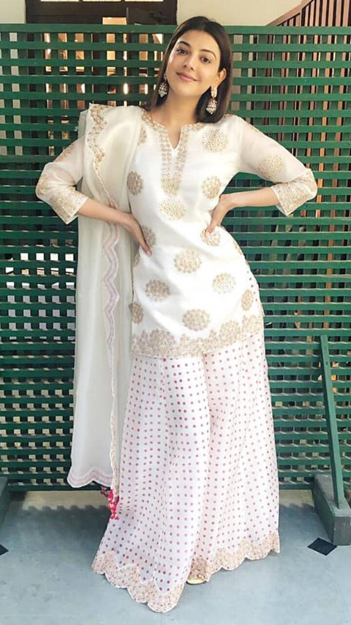 Newly Wed Kajal Agarwal’s Fabulous Kurta Looks – Her Lyfe!