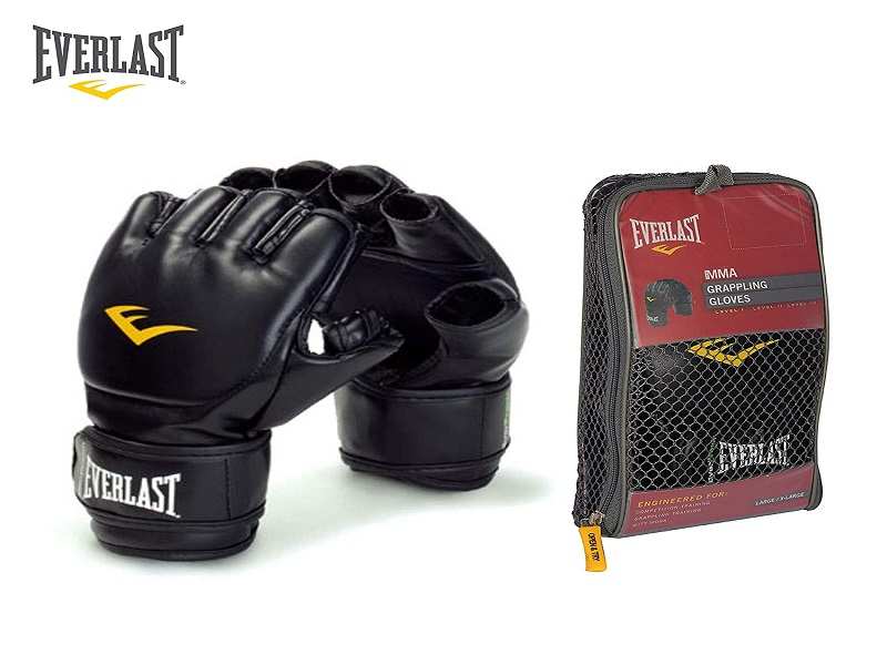 Details about   Gloves for MMA Competition Training black and blue 