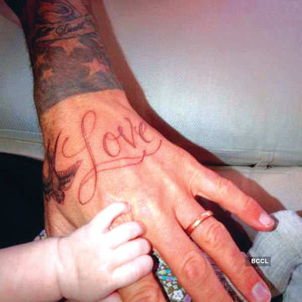 In 1999 Beckham Got Inked His Son Brooklyn S Name For The First Time On His Body