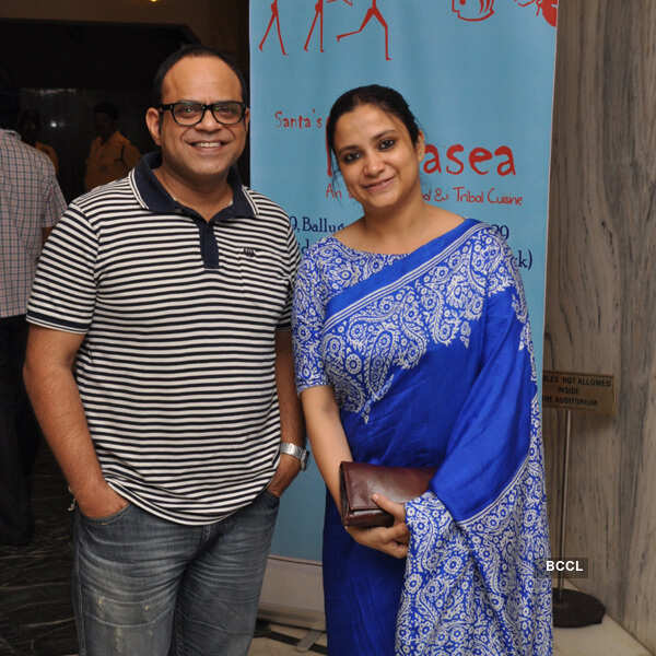Rajatava Dutta and Soma during a musical event Interface held at G D Birla  - Photogallery
