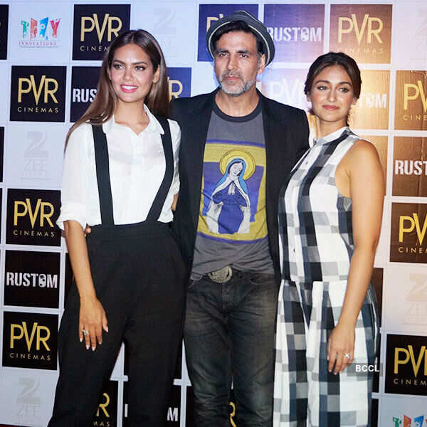 Akshay Ileana Esha Promote Rustom akshay ileana esha promote rustom