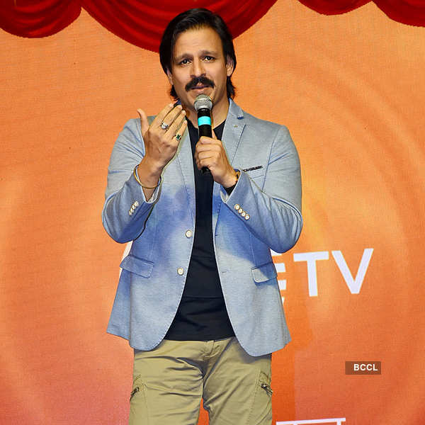 Vivek Oberoi speaks during the launch of reality show 'India's Best  Dramebaaz Season 3' in Mumbai - Photogallery