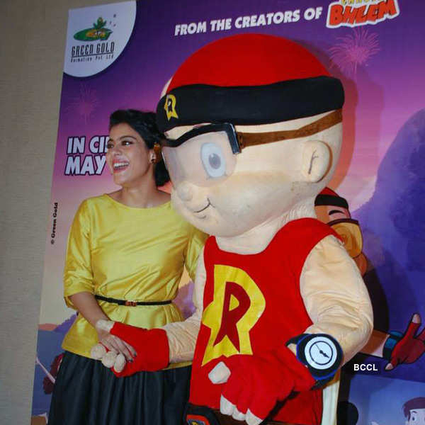 Kajol during the press conference of animation film Mighty Raju Rio  Calling, held at Novotel, in Mumbai, on May 09, 2014.