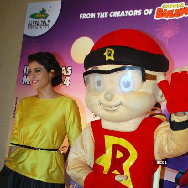 Kajol during the press conference of animation film Mighty Raju Rio Calling,  held at Novotel, in Mumbai, on May 09, 2014.