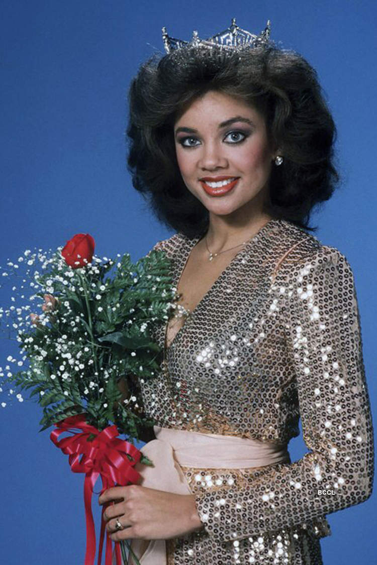 Miss America 1984 Vanessa Williams became the first black Miss America