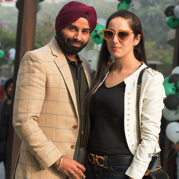 Daniela and Guneet during the birthday party of Veer Singh held in Delhi -  Photogallery