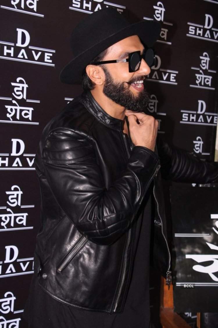 Bollywood actor Ranveer Singh during the launch of new age barber