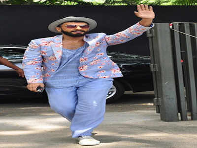 Ranveer Singh quirky look and multi-coloured attire will drive away your  Monday blues