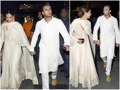 Deepika, Ranveer walk hand in hand at recent event love 1