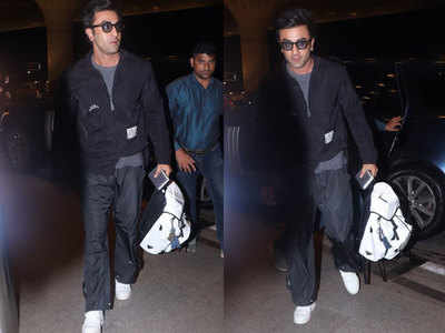 Ranbir Kapoor Spotted In A Casual-Comfy Ensemble On His Way To
