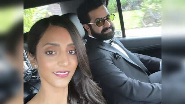 JrNTR and Lakshmi Pranathi in the US