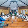 Today Manipur government called for an all-political party meeting to discuss the current situation in the state and to find ways to bring peace and stability to the region. The meeting was attended by representatives from various political parties including Congress, CPI, JD(U), NPF, Shiv Sena, TMC, BSP, AAP, MPP, AIFB, MNDF, ABHKP and key stakeholders including former CM O Ibobi Singh: State govt