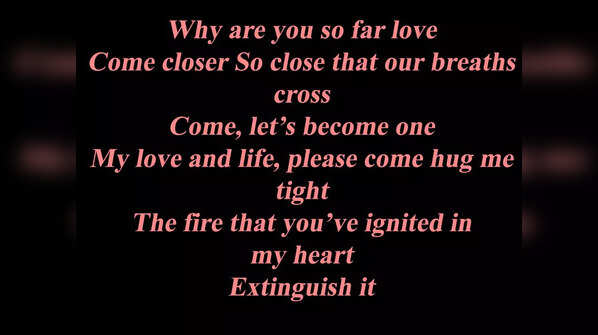 Beautiful love ballad