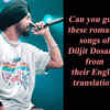 Can You Guess These Romantic Songs Of Diljit Dosanjh From Their English ...