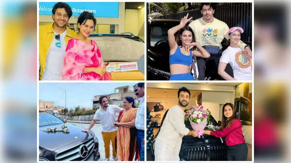 Take a look at television actors who bought new cars recently