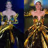 slim fit dress slacks VIVIENNE WESTWOOD GOLD LABEL COUTURE BLACK SILK EVENING SKIRT 1997 main image 1
