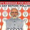 Article image for: Dream of every Kannadiga is my dream: PM Modi's message for Karnataka a day before polling