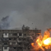 Article image for: Explosion erupts after the strike of a Russian tank