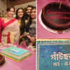 Here comes the cake