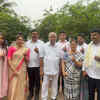 Shivamogga: Ex CM BS Yeddyurappa family members after casting their votes