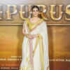 Article image for: Kriti Sanon looks breathtaking in a 24-carat gold printed saree at the trailer launch of Adipurush