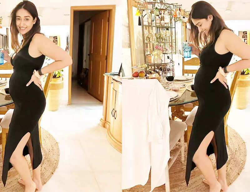 Ileana D'Cruz shows off her baby bump for the first time