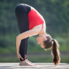 ​​Uttanasana (Standing forward bend position)​