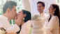 From Raghav Chadha passionately kissing Parineeti Chopra to cutting a beautiful cake to Mika Singh's performance, check out INSIDE VIDEOS from the couple's white themed engagement ceremony