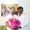 Karnataka CM News Live: Congress president DK Shivakumar with Rahul Gandhi in Delhi.
