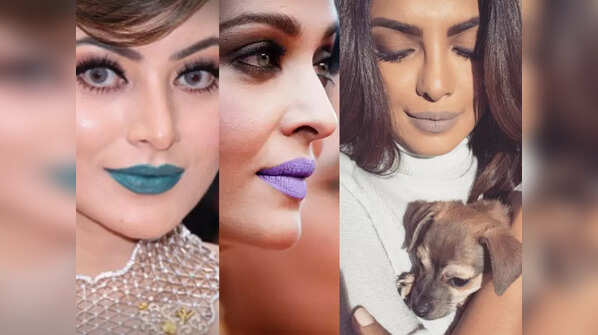 Aishwarya Rai Bachchan, Urvashi Rautela, Priyanka Chopra Jonas: Actresses who made heads turn with their unusual lip colours!